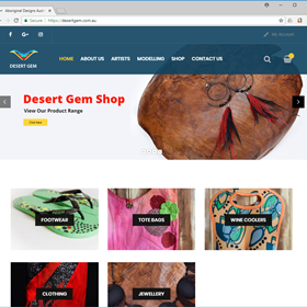 Web Design: Desert Gem